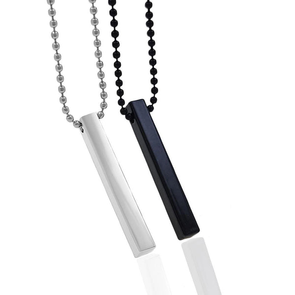 Cuboid Stick Locket Pendants With Chain Gift for Him 🔥🔥 - GoldifyPandent