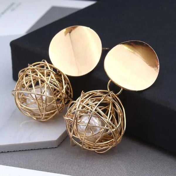 Goldify Double Disk Earrings For Women and Girls - GoldifyEarring