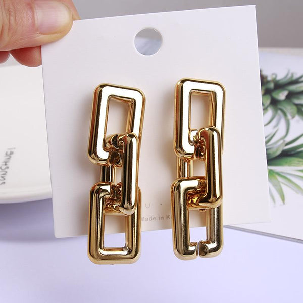 Goldify Korean Geometric Wild Drop Earrings - GoldifyEarring