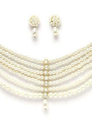 Goldify Pearl Beaded Kundan Choker Necklace Set for Women - GoldifyNecklace