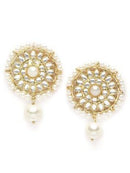 Goldify Real Pearl Multilayer Beaded Kundan Choker Necklace Set for Women - GoldifyNecklace